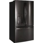 GE Profile 22.1 Cu. Ft. French Door Counter-Depth Refrigerator Hands-Free AutoFill Black Stainless Steel from Kings Outlet