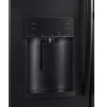 GE 27.7 Cu. Ft. French Door Refrigerator External Ice Water Dispenser Black Slate from Kings Outlet