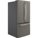 GE 18.6 Cu. Ft. French Door Counter-Depth Refrigerator Internal Water Dispenser Slate from Kings Outlet