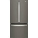 GE 18.6 Cu. Ft. French Door Counter-Depth Refrigerator Internal Water Dispenser Slate from Kings Outlet