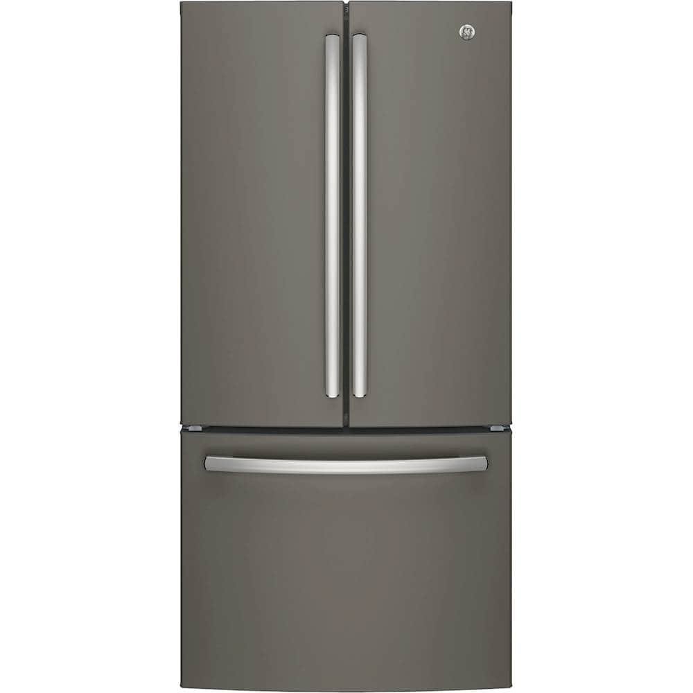 GE 18.6 Cu. Ft. French Door Counter-Depth Refrigerator Internal Water Dispenser Slate from Kings Outlet