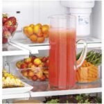 GE 18.6 Cu. Ft. French Door Counter-Depth Refrigerator Internal Water Dispenser High Gloss Black from Kings Outlet