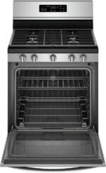 Whirlpool 5.8 Cu. Ft. Freestanding Gas Convection Range Self-Cleaning Stainless Steel from Kings Outlet