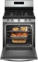 Whirlpool 5.8 Cu. Ft. Freestanding Gas Convection Range Self-Cleaning Stainless Steel from Kings Outlet