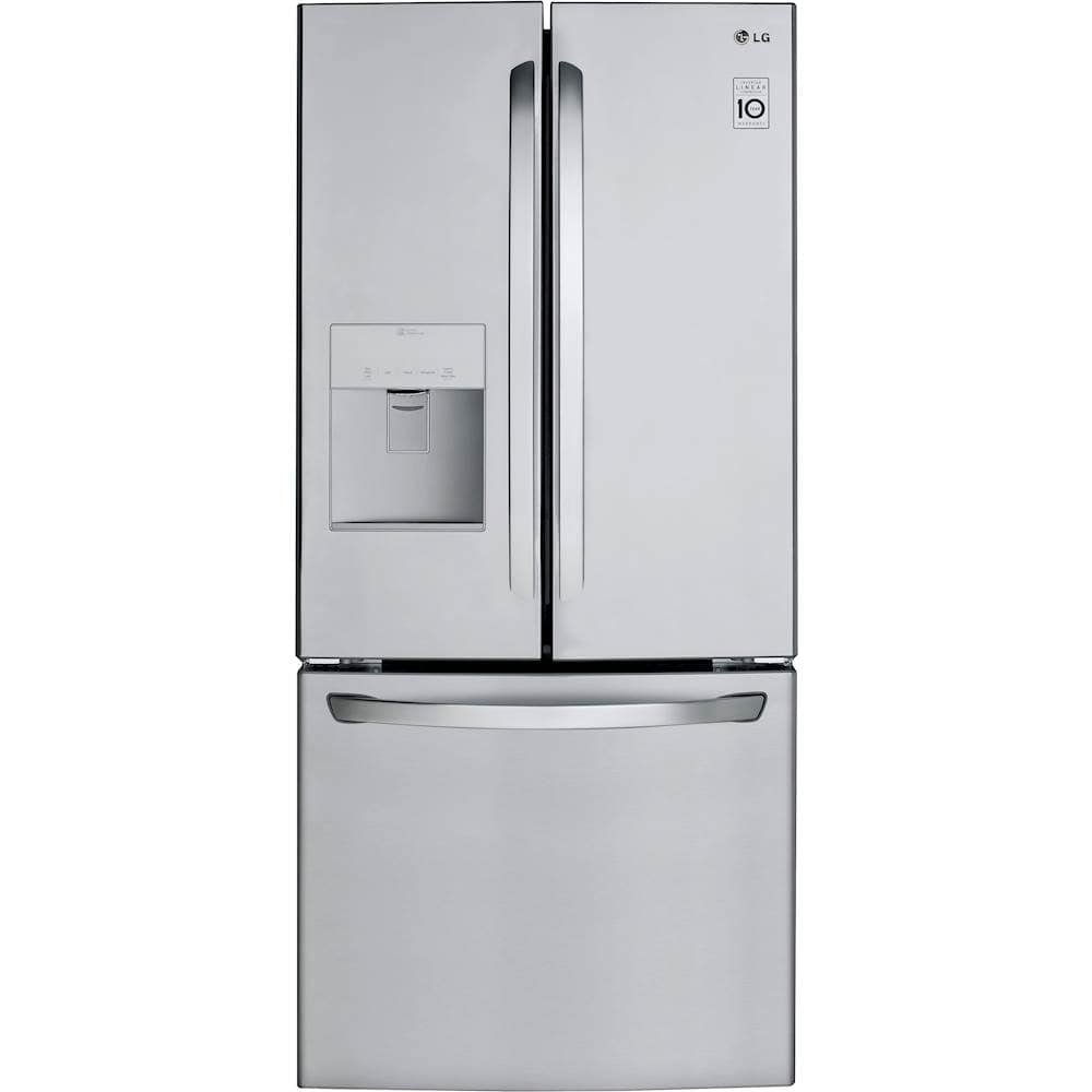 LG 21.8 Cu. Ft. French Door Refrigerator External Water Dispenser Stainless Steel from Kings Outlet