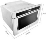 KitchenAid 24" 1.2 Cu. Ft. Built-In Microwave Drawer Stainless Steel from Kings Outlet