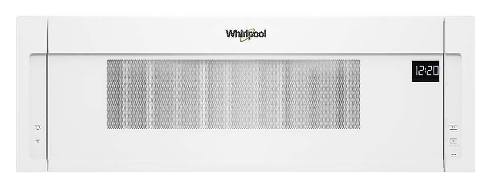 Whirlpool 1.1 Cu. Ft. Low Profile Over-the-Range Microwave Hood Combination White from Kings Outlet
