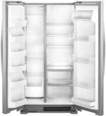 Whirlpool 25.1 Cu. Ft. Side-by-Side Refrigerator Stainless Steel from Kings Outlet