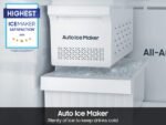 Samsung 18 cu. ft. Garage Ready Top Freezer Refrigerator Ice Maker Stainless Steel from Kings Outlet