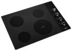 Whirlpool 30" Built-In Electric Cooktop 4 Burners Dual Radiant Element Black from Kings Outlet