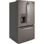 GE 25.6 Cu. Ft. French Door Refrigerator In-Door Ice Maker Slate from Kings Outlet