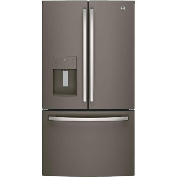 GE 25.6 Cu. Ft. French Door Refrigerator In-Door Ice Maker Slate from Kings Outlet