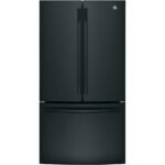 GE 27.0 Cu. Ft. French Door Refrigerator Internal Water Dispenser High Gloss Black from Kings Outlet