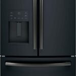 GE 25.6 Cu. Ft. French Door Refrigerator In-the-Door Ice Maker Black Slate from Kings Outlet