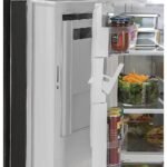GE 25.6 Cu. Ft. French Door Refrigerator In-the-Door Ice Maker Black Slate from Kings Outlet