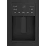 GE 25.6 Cu. Ft. French Door Refrigerator In-the-Door Ice Maker Black Slate from Kings Outlet