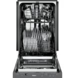 Haier 18" Compact Front Control Smart Built-In Stainless Steel Tub Dishwasher 3-Level Wash 47 from Kings Outlet