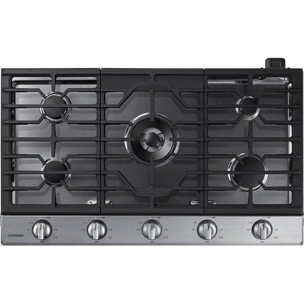 Samsung 36" Built-In Gas Cooktop WiFi Stainless Steel from Kings Outlet