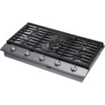 Samsung 36" Built-In Gas Cooktop WiFi Dual Power Brass Burner Stainless Steel from Kings Outlet