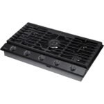 Samsung 36" Built-In Gas Cooktop WiFi Black Stainless Steel from Kings Outlet