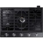 Samsung 30" Built-In Gas Cooktop WiFi Dual Power Brass Burner Black Stainless Steel from Kings Outlet