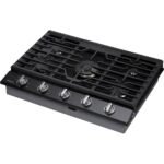 Samsung 30" Built-In Gas Cooktop WiFi Dual Power Brass Burner Black Stainless Steel from Kings Outlet