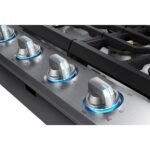 Samsung 30" Built-In Gas Cooktop WiFi Dual Power Brass Burner Stainless Steel from Kings Outlet