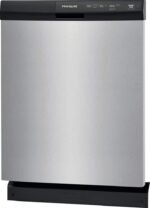 Frigidaire 24" Front Control Built-In Dishwasher 3-Cycles 55 dBA Stainless Steel from Kings Outlet