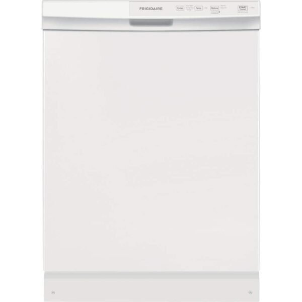 Frigidaire 24" Front Control Built-In Dishwasher PowerPlus Cycle 60 dBA White from Kings Outlet