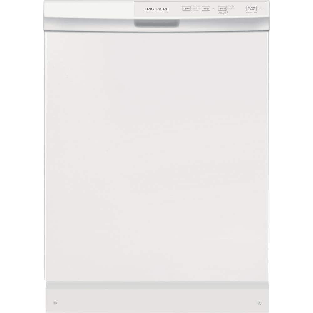 Frigidaire 24" Front Control Built-In Dishwasher PowerPlus Cycle 60 dBA White from Kings Outlet