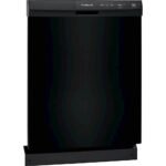 Frigidaire 24" Front Control Built-In Dishwasher 3-Cycles 60 dBA Black from Kings Outlet
