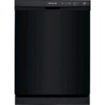 Frigidaire 24" Front Control Built-In Dishwasher 3-Cycles 60 dBA Black from Kings Outlet