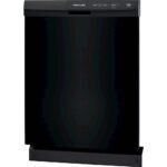 Frigidaire 24" Front Control Built-In Dishwasher 3-Cycles 60 dBA Black from Kings Outlet