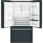 Café 27.8 Cu. Ft. French Door Smart Refrigerator Hot Water Dispenser Customizable Matte Black from Kings Outlet