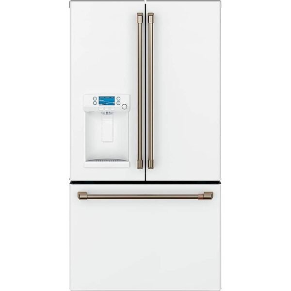 Café 27.8 Cu. Ft. French Door Smart Refrigerator Hot Water Dispenser Adjustible Hot Water from Kings Outlet