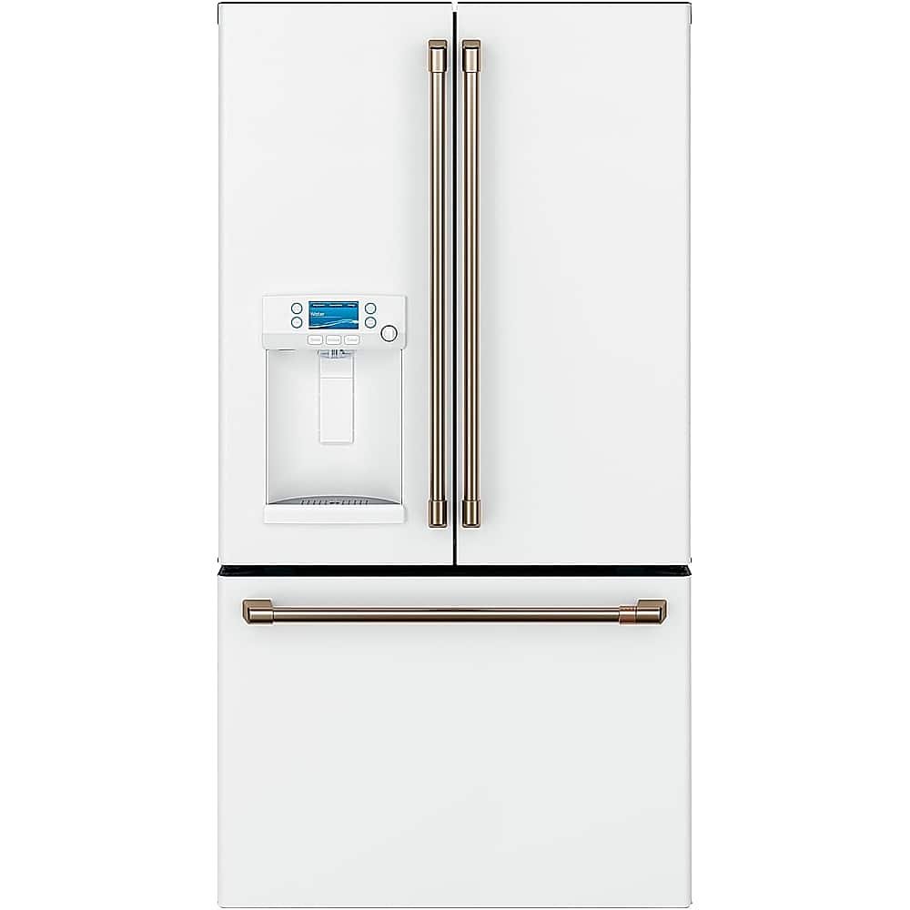 Café 27.8 Cu. Ft. French Door Smart Refrigerator Hot Water Dispenser Adjustible Hot Water from Kings Outlet