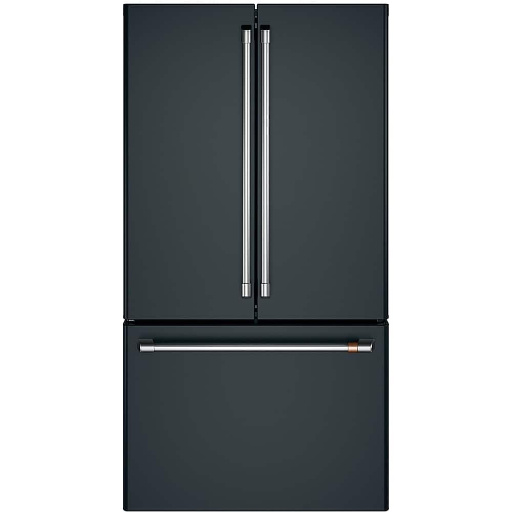 Café 23.1 Cu. Ft. French Door Counter-Depth Smart Refrigerator Internal Water Dispenser Matte Black from Kings Outlet