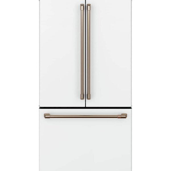 Café 23.1 Cu. Ft. French Door Counter-Depth Smart Refrigerator Internal Water Dispenser Matte White from Kings Outlet