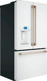 Café 22.2 Cu. Ft. French Door Counter-Depth Smart Refrigerator Customizable Matte White from Kings Outlet