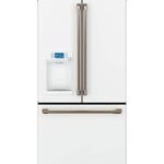 Café 22.2 Cu. Ft. French Door Counter-Depth Smart Refrigerator Customizable Matte White from Kings Outlet