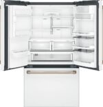 Café 22.2 Cu. Ft. French Door Counter-Depth Smart Refrigerator Customizable Matte White from Kings Outlet