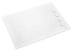 Whirlpool 30" Built-In Electric Cooktop White from Kings Outlet