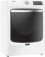 Maytag 7.3 Cu. Ft. Stackable Electric Dryer Steam Extra Power Button White from Kings Outlet