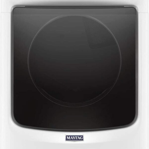 Maytag 7.3 Cu. Ft. Stackable Electric Dryer Steam Extra Power Button White from Kings Outlet