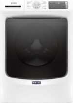 Maytag 4.8 Cu. Ft. High Efficiency Stackable Front Load Washer Steam Fresh Hold White from Kings Outlet