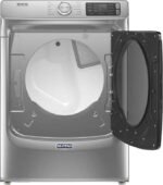 Maytag 7.3 Cu. Ft. Stackable Electric Dryer Steam Extra Power Button Metallic Slate from Kings Outlet
