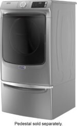 Maytag 7.3 Cu. Ft. Stackable Electric Dryer Steam Extra Power Button Metallic Slate from Kings Outlet