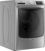 Maytag 4.8 Cu. Ft. High Efficiency Stackable Front Load Washer Steam Fresh Hold Metallic from Kings Outlet
