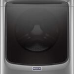 Maytag 4.8 Cu. Ft. High Efficiency Stackable Front Load Washer Steam Fresh Hold Metallic from Kings Outlet