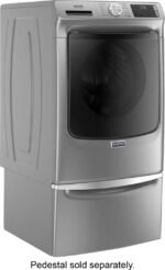 Maytag 4.8 Cu. Ft. High Efficiency Stackable Front Load Washer Steam Fresh Hold Metallic from Kings Outlet